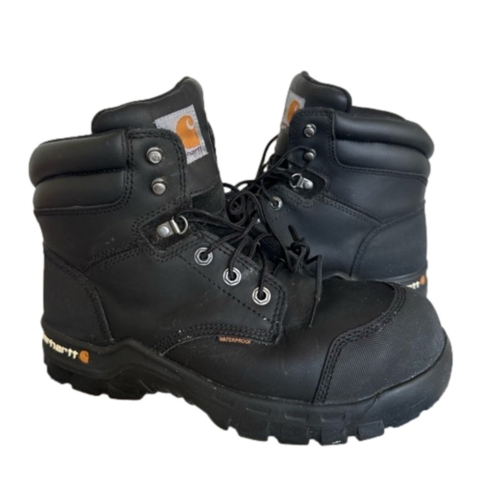 Carhartt Mens Rugged Flex 6” Comp Toe Waterproof Boot Black Size 10 M